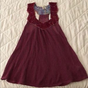 Free People netted mesh tank